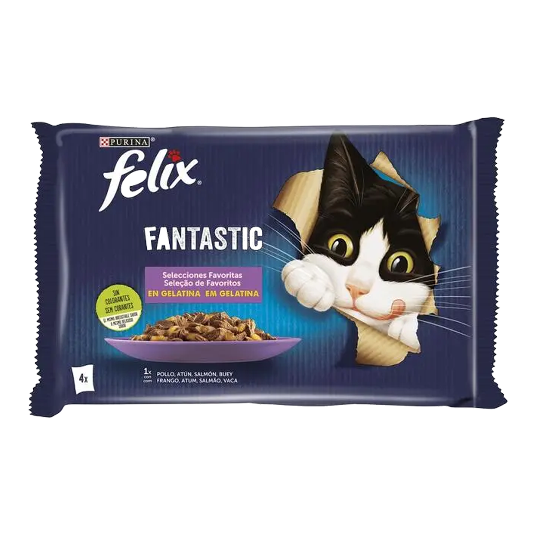 Felix Fantastic – Sélection Gourmande en Gelée – Sachet (4x85g)