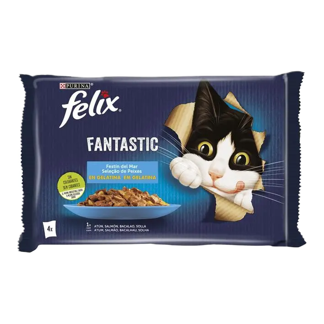 Felix Fantastic – Festin de la Mer en Gelée – Sachet (4x85g)